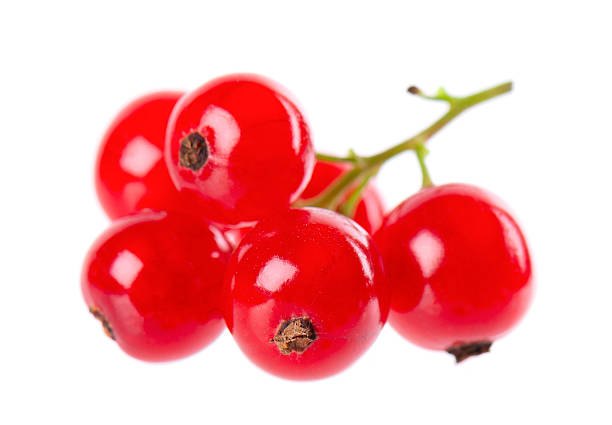 istock Red currant isolated on white background. Redcurrant or Ribes rubrum ripe berries. 2230074955