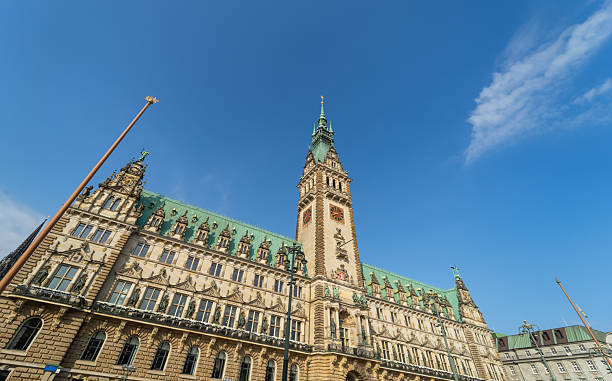 istock Hamburg City Hall in sunlight 2230080728
