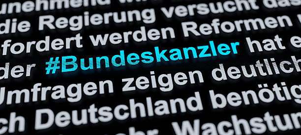 istock Hashtag Bundeskanzler (Federal Chancellor) Germany. 2230080861