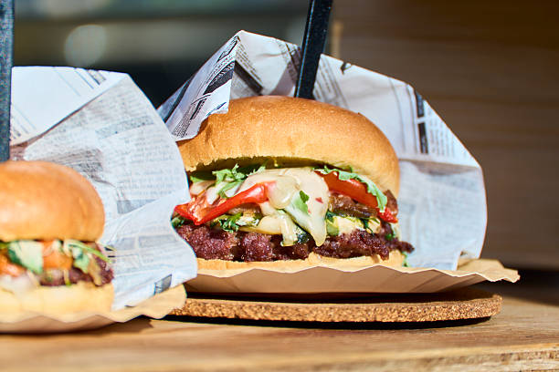 istock Hamburger food truck. 2230102952