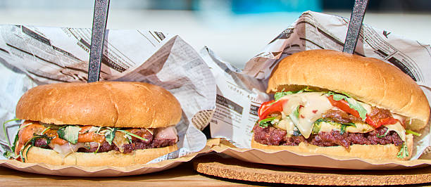 istock Hamburger food truck. 2230102976