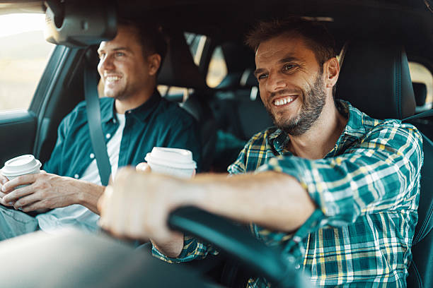 istock Friends enjoying coffee on a road trip 2230105374