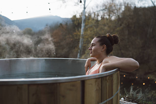 istock Tranquil soak in my garden tub 2230114766