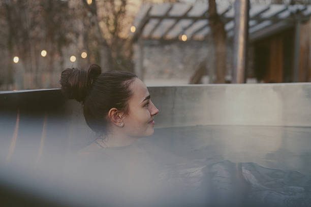 istock Tranquil soak in my garden tub 2230114824