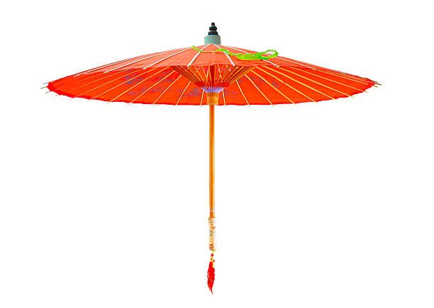 istock Traditional paper chinese umbrella isolated on white background 2230116258
