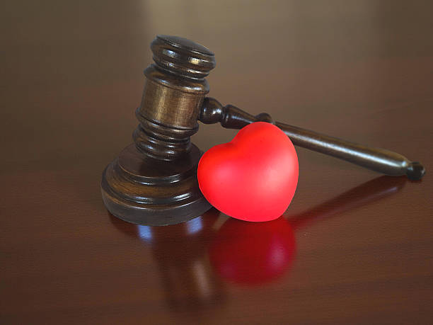 istock Judge's gavel with heart 2230124865