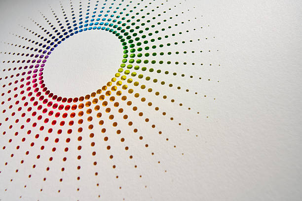 istock Radiant rainbow gradient sun ray paper cutout design on white background 2230124992