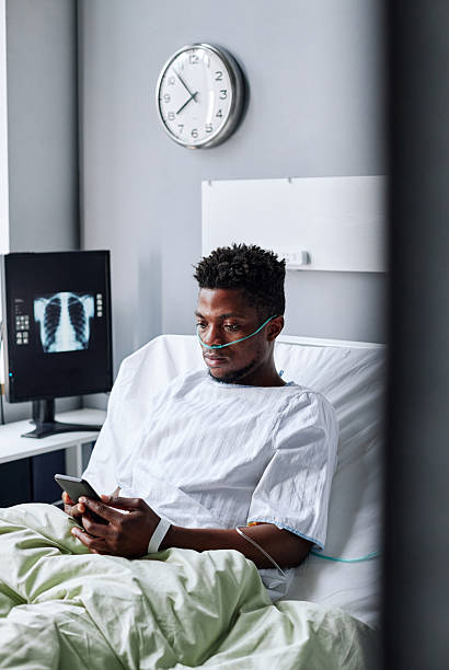 istock Patient Surfing Internet On Smartphone 2230130772