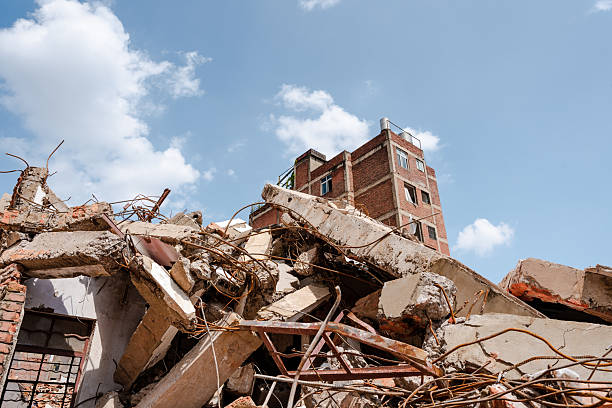 The old houses was demolished.