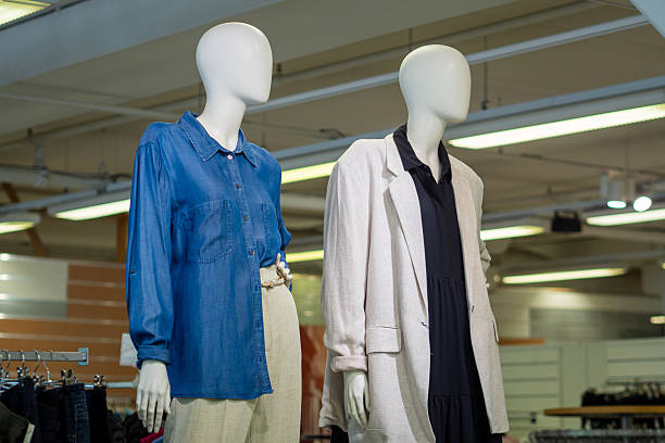 istock Mannequins Displaying Casual Clothing in a Retail Environment 2230133570