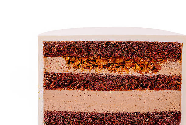 istock Delicious chocolate cake with layers and crunch in a festive setting 2230140520