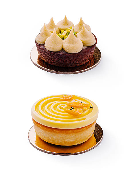 istock Delightful desserts featuring chocolate cake and lemon tart creations 2230142266