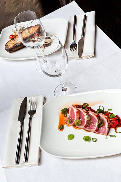 istock Fish dishes in a luxurious restaurant 2230144453