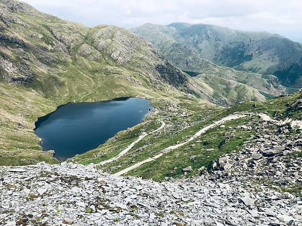 The Old Man of Coniston Lake District. Fell in England UK