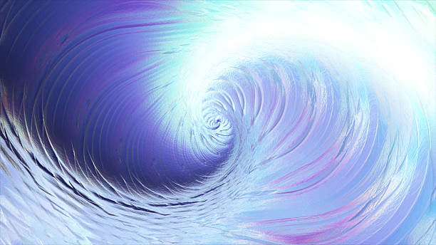 istock Beautiful Gradient Background Seamless Slow Motion. Looped Wave Blue Violet Clear Water Wave 2230166525