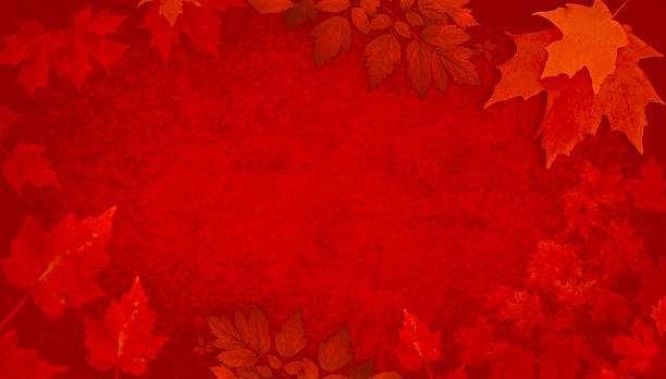 istock Leaves Border Watercolor Background - Autumn Leaf Colors 2230167270