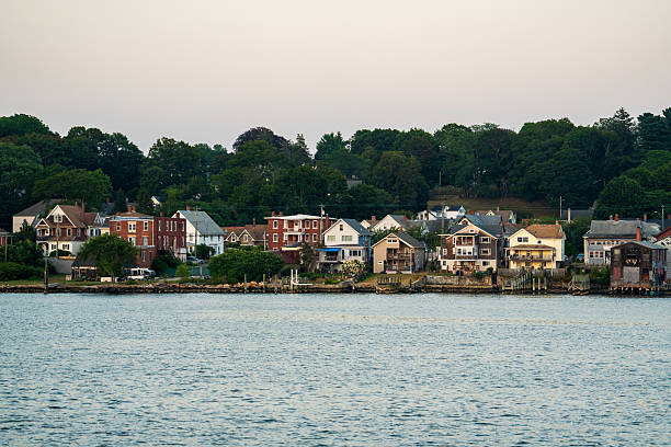 Small Coastal Town on Block Island