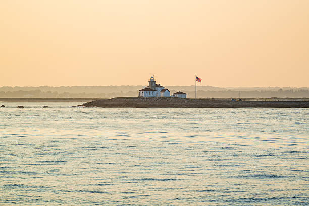 Small Coastal Town on Block Island