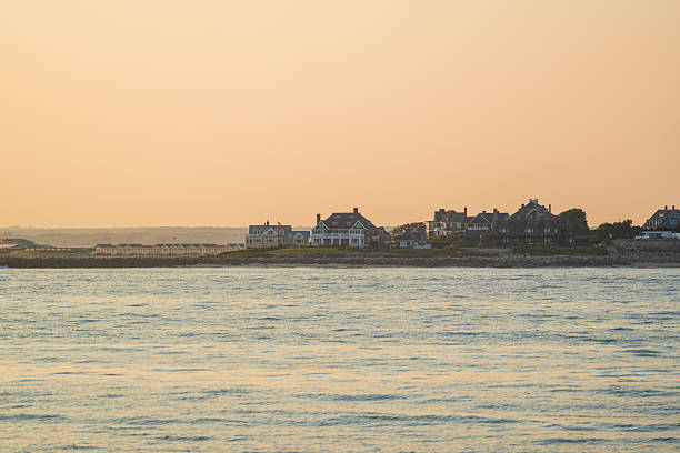 Small Coastal Town on Block Island
