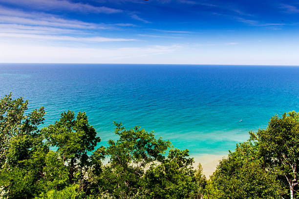 Scenic Lookout in Summer, Arcadia, Michigan