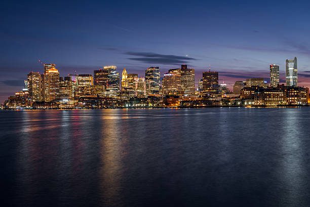 istock Boston skyline at twilight in autumn 2230174005