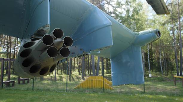 Peenemuende (Peenemünde), Germany. Territory of the Army Research Center. WW-II developed V-1 and V-2 rockets. View of the V-1 missile. Flying Bomb