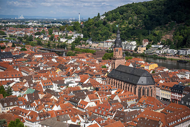 Germany Heidelberg: city view