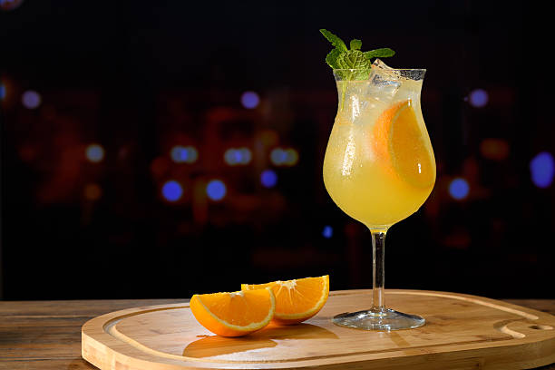 istock Refreshing orange cocktail with mint and ice 2230181432