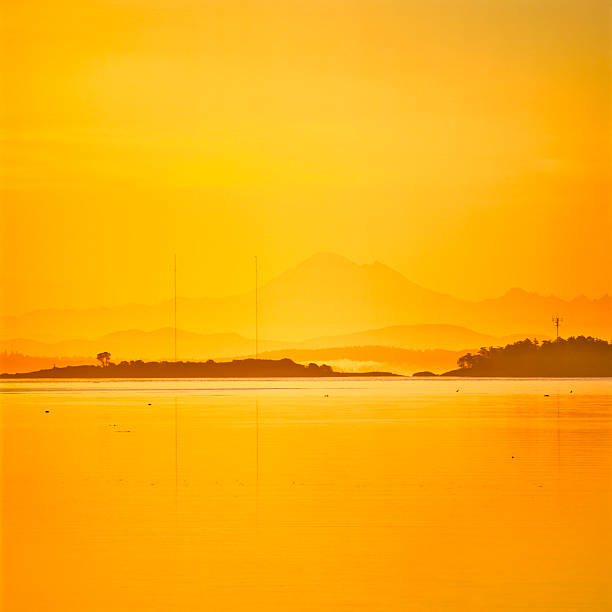 Saanich Peninsula on Vancouver Island, British Columbia