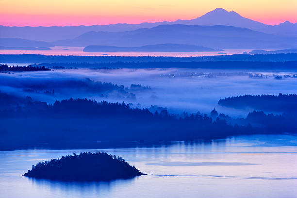 Saanich Peninsula on Vancouver Island, British Columbia