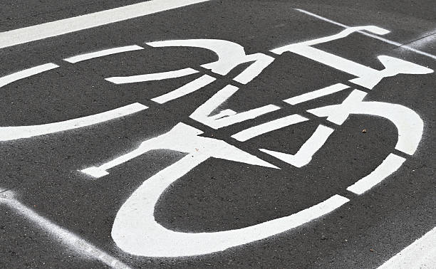 istock Bike Lane Symbol 2230188518