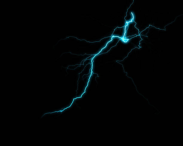 istock A striking electric blue lightning bolt illuminates the deep darkness, showcasing the raw power and beauty of a natural electrical discharge. 2230192848