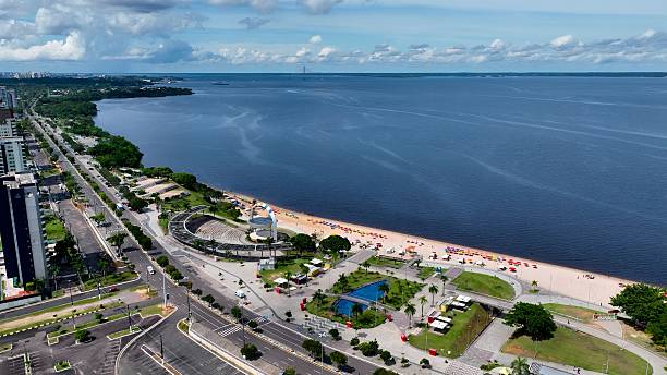 istock Famous Ponta Negra Beach at downtown Manaus Amazonas Brazil. 2230195052