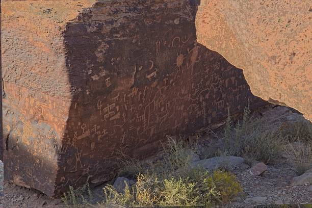 istock Petroglyphs at the Petrified Forest National Park, Arizona. 2230197996