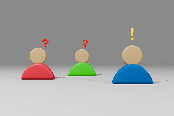 Discussion internet group in the design of information related to communication. 3d illustration