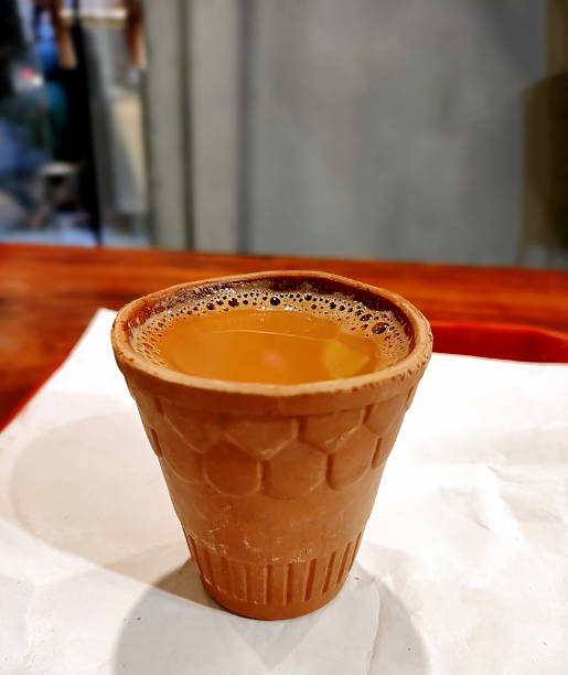 istock Hot Masala Chai in Traditional Clay Kulhad 2230212504