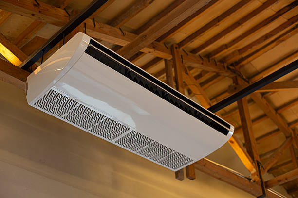 istock air condition on wooden ceiling 2230231218