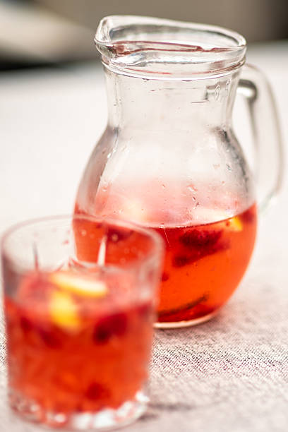 istock Fruit-Infused Beverage in Glass Pitcher and Glass 2230237083