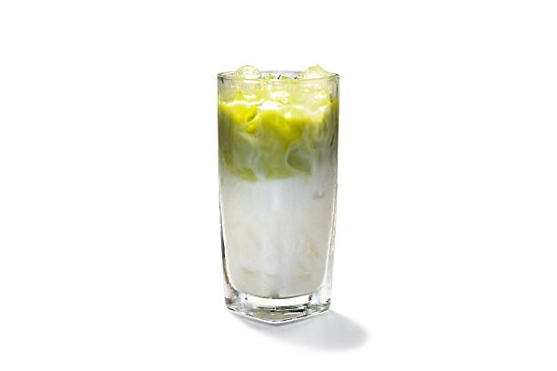 istock Ice green tea served on white background and isolate concept. 2230245242