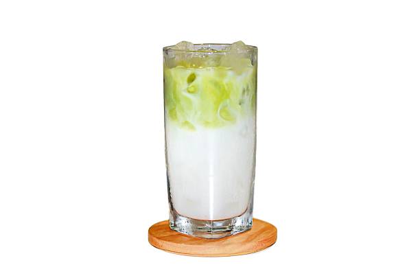 istock Ready for drink with matcha latte green tea, concept isolation and white background. 2230245249