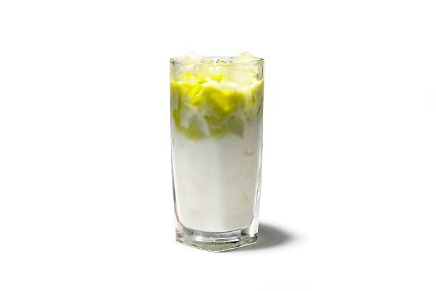 istock Ice matcha green tea put on white background. 2230245307