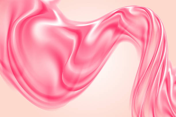 istock Fluid pink neon glow futuristic flowing wave form, iridescent holographic liquid water splash design element technology background. Glowing abstract geometric shape. 2230264485