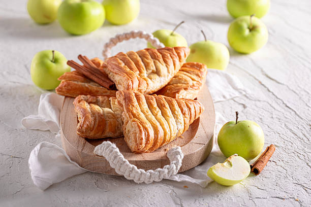 istock Sweet apple triangle cake as traditional dessert. 2230272839