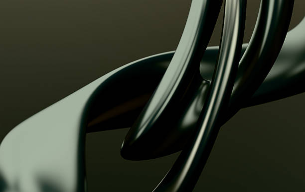 istock Elegant Olive Green 3D Rendered Objects with Matte Finish and Subtle Shadows for Contemporary Architecture and Product Design 2230274826