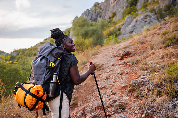 istock Fearless Female Tracker Hiking Through Untouched Wilderness 2230281641