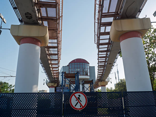 istock Moscow Monorail Station Undergoing Dismantling in July 2025 2230281963