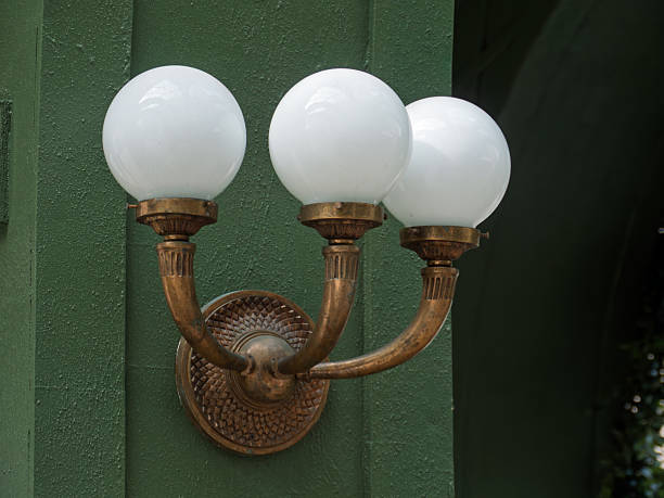 Vintage Three-Bulb Wall Sconce Lighting Fixture