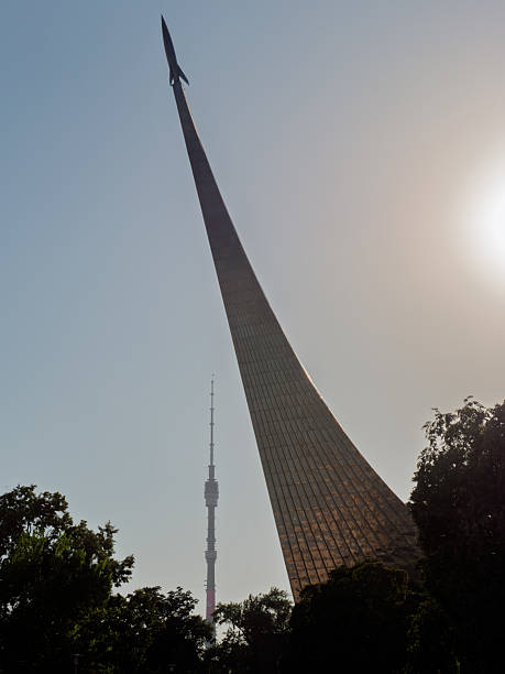 Monument to Space Exploration in Moscow, Russia