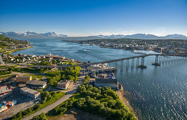 istock Bridge of city Tromso, Norway 2230284913