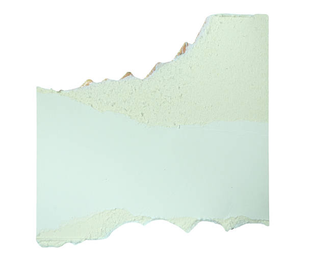 istock Pieces of torn or cut white cardboard isolated design element isolated on white background with clipping path. 2230287101